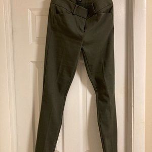 Ann Taylor Loft Marisa Size OT Skinny Olive Green Color